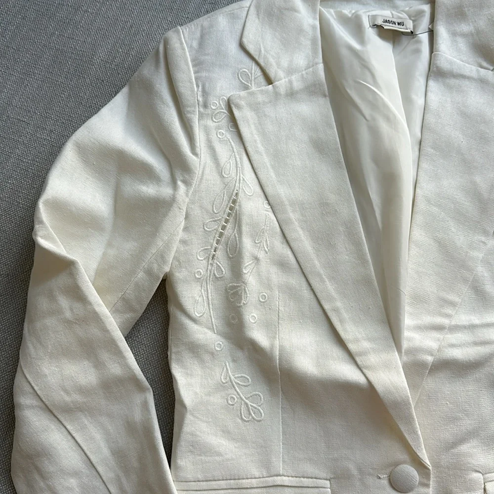 Jason Wu NWT cream blazer - Picture 4 of 6